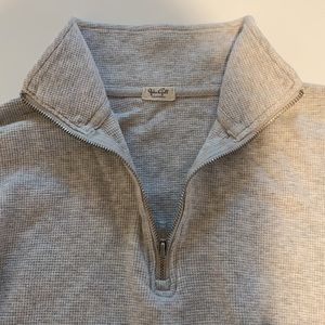 Grey half zip from Pacsun